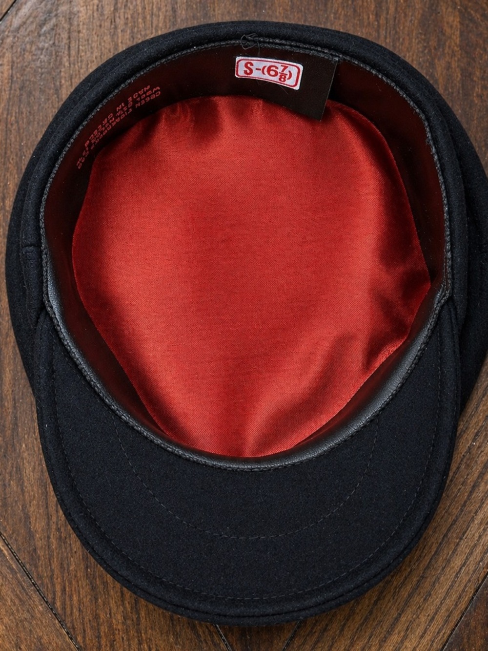 Dorfman Pacific Scala Breton Fisherman Cap Black Wool 6 7/8 NWT - Picture 4 of 6